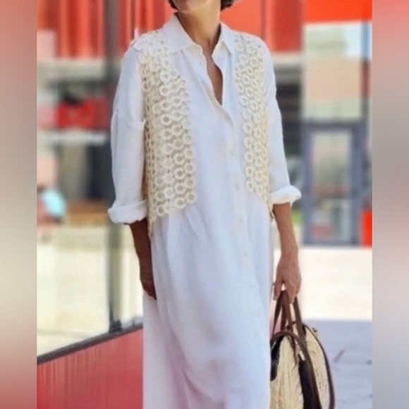 Zara Limited Edition Acrylic Ring Vest - Picture 2 of 7